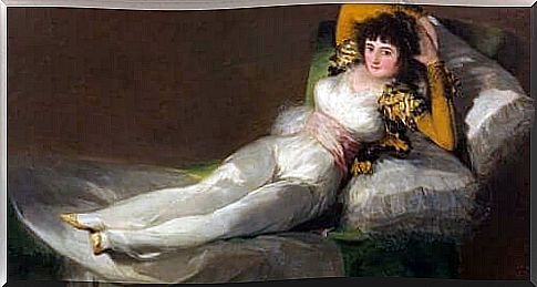 It was dressed by Maja by Francisco de Goya.