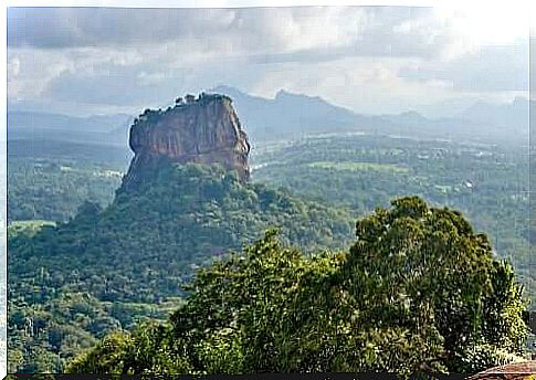 Sri Lanka landscape.