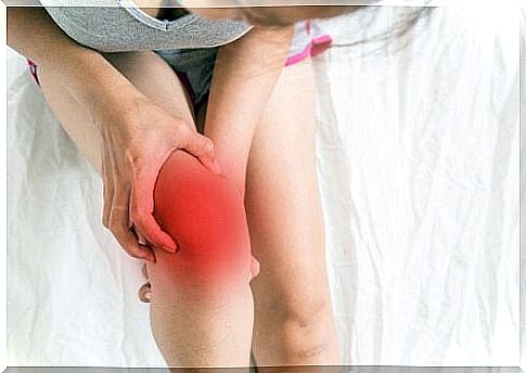 A person with knee pain.